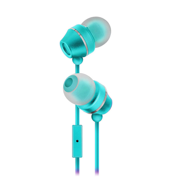 SENTRY AUDIFONOS ALAMBRICOS IN EAR COLOR AZUL