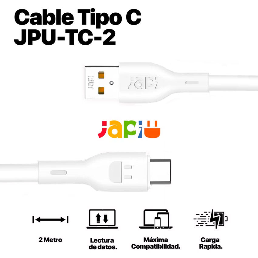 JAPI CABLE USB A USB TIPO "C" 2M