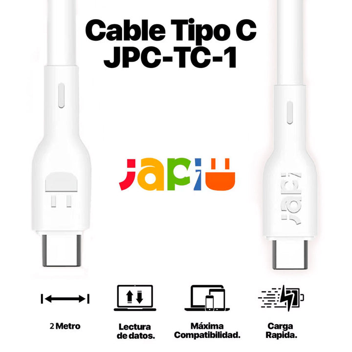 JAPI CABLE USB TIPO "C" A USB TIPO "C"