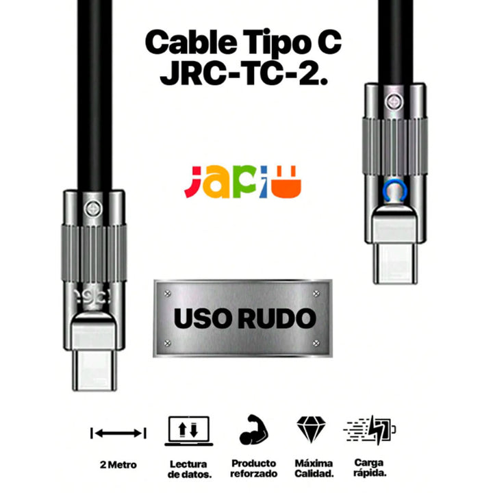 JAPI CABLE USB TIPO "C" A USB LIGHTNING