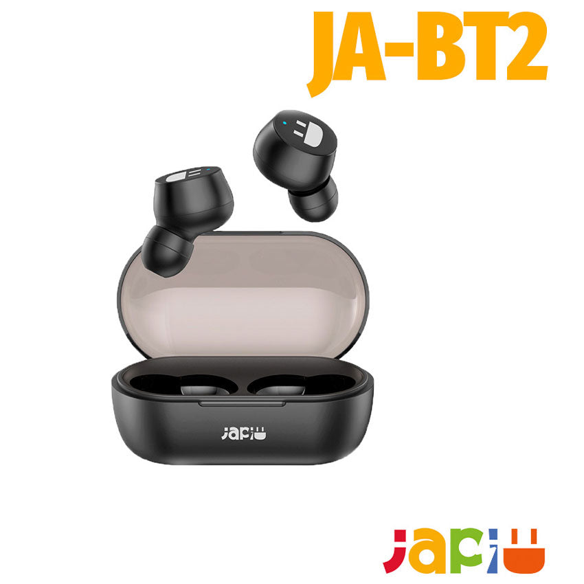 JAPI AUDÍFONOS INALÁMBRICOS BLUETOOTH JA-BT2 COLOR NEGRO