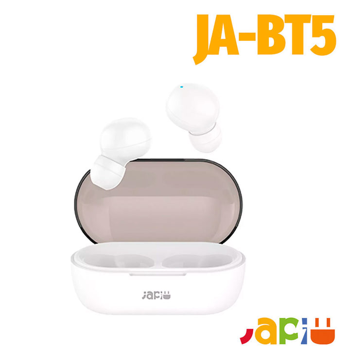 JAPI AUDÍFONOS INALÁMBRICOS BLUETOOTH JA-BT5 COLOR BLANCO