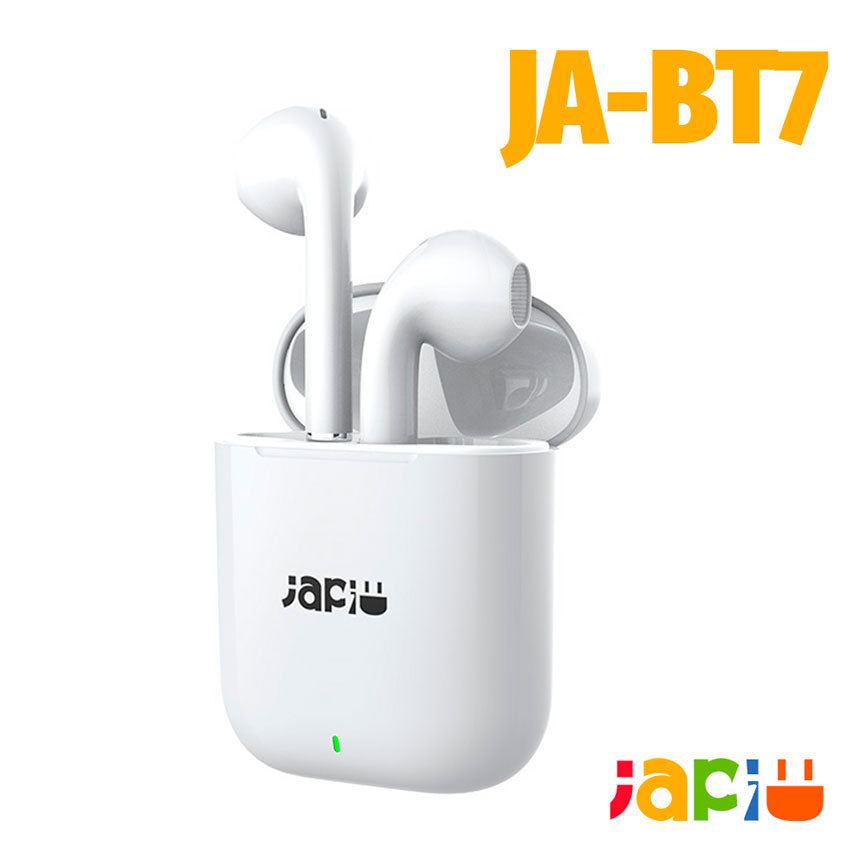 JAPI AUDÍFONOS INALÁMBRICOS BLUETOOTH JA-BT7 COLOR BLANCO