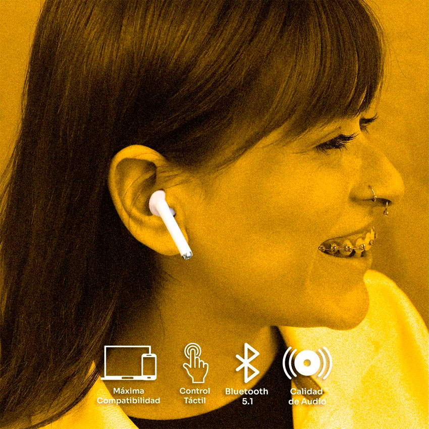 JAPI AUDÍFONOS INALÁMBRICOS BLUETOOTH JA-BT7 COLOR BLANCO