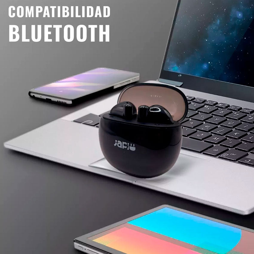 JAPI AUDÍFONOS INALÁMBRICOS BLUETOOTH JA-BT8 COLOR NEGRO