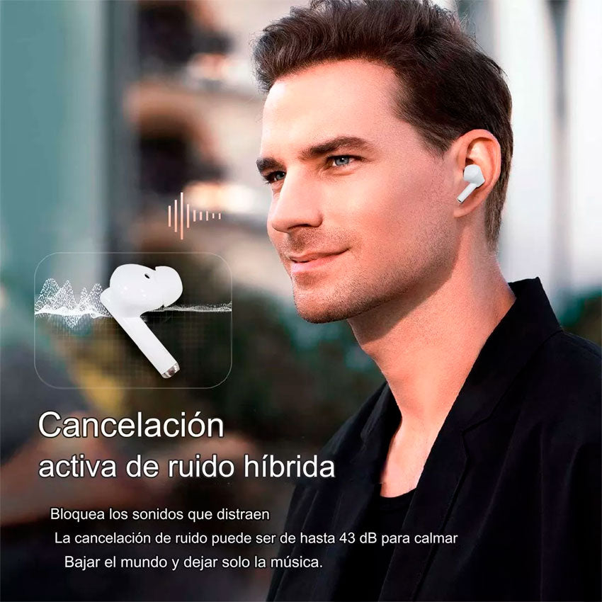 JAPI AUDÍFONOS INALÁMBRICOS BLUETOOTH JA-BT8 COLOR BLANCO