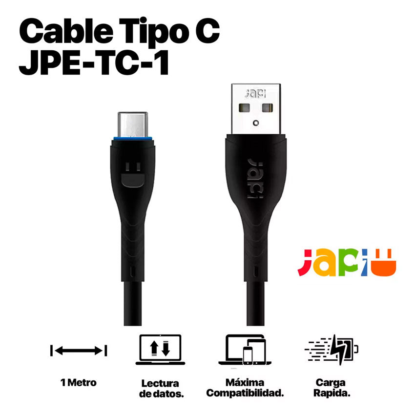 JAPI CABLE USB A USB TIPO "C"