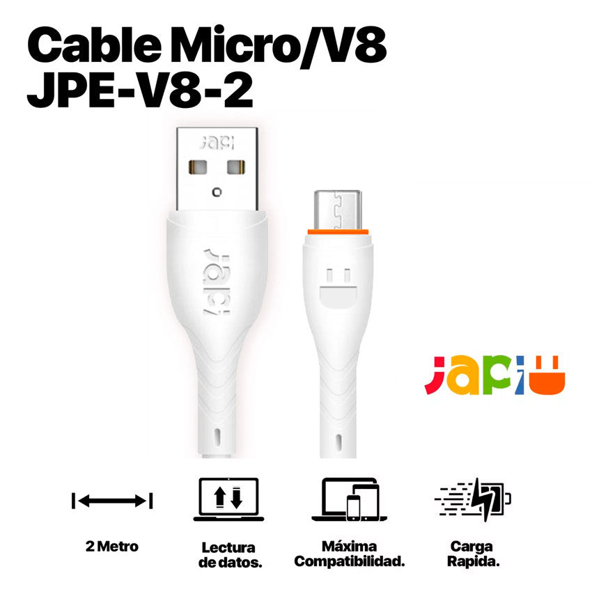 JAPI CABLE USB A USB MICRO 2M