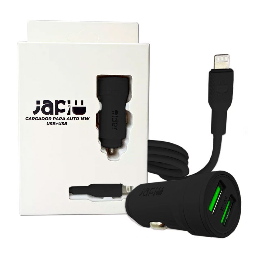 JAPI ADAPTADOR DC USB CON CABLE USB LIGHTNING