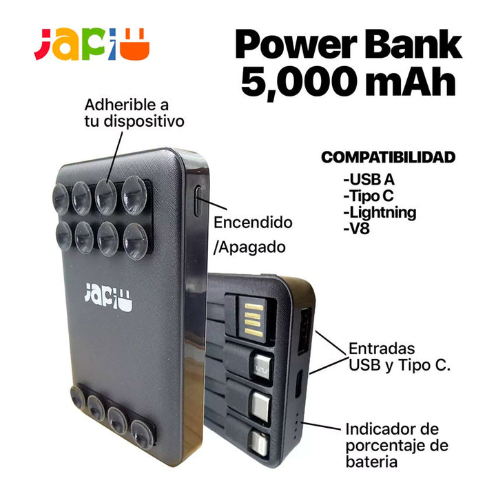 BATERIA DE RESPALDO JAPI 5000 MAH