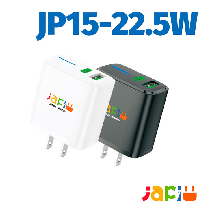 JAPI ADAPTADOR AC 2 USB 22.5W TURBO