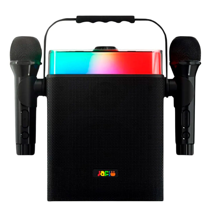 JAPI BOCINA BLUETOOTH - KARAOKE C/2 MICROFONOS LUCES RGB Y TWS