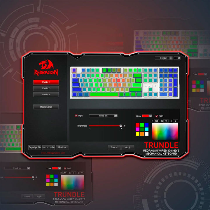 TECLADO GAMING REDRAGON