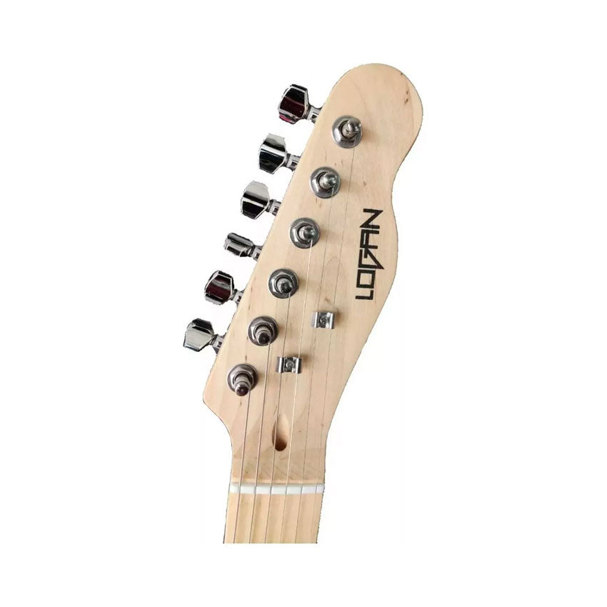 LOGAN GUITARRA ELECTRICA 6 CUERDAS TIPO TELECASTER CHERRY