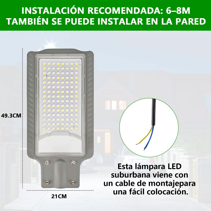 LAMPARA SUBURBANA 100 W MEGALUZ