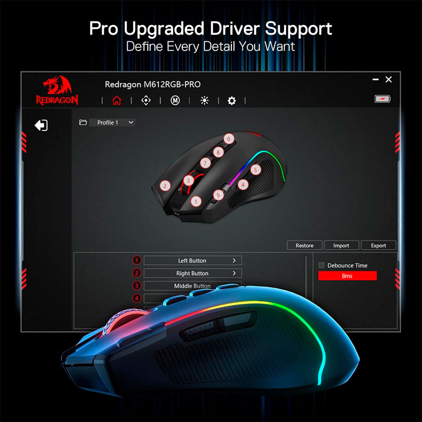 MOUSE GAMING REDRAGON
