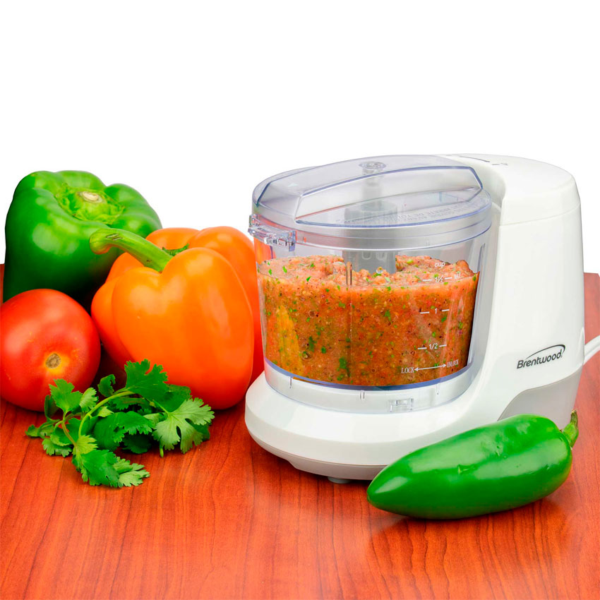 Mini Picador de Alimentos Brentwood Blanco
