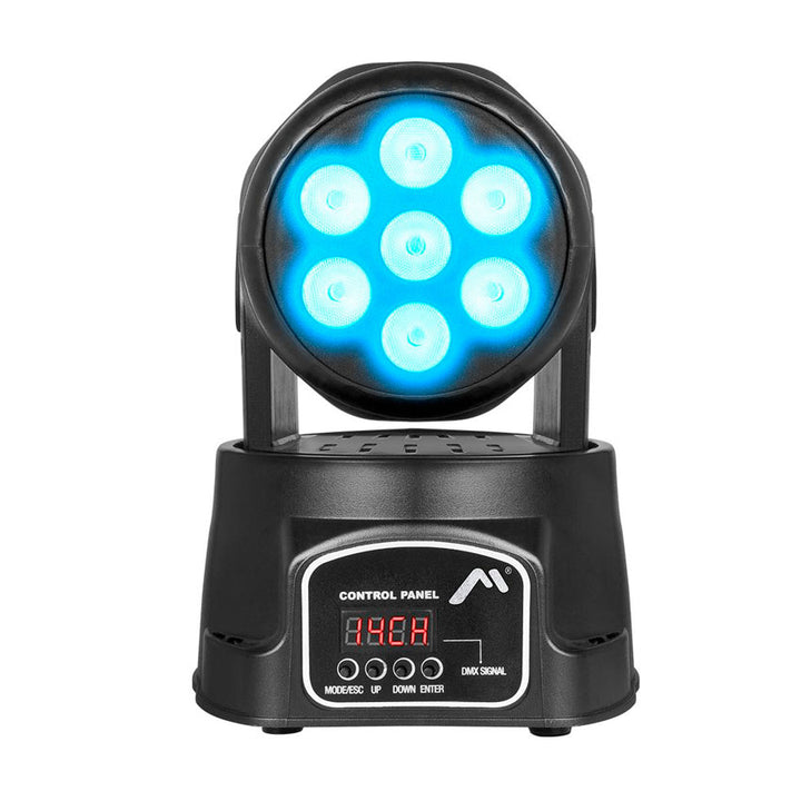 Cabeza Robotica 7 Leds Rgbw Audioritmica 14 Canales Kaiser