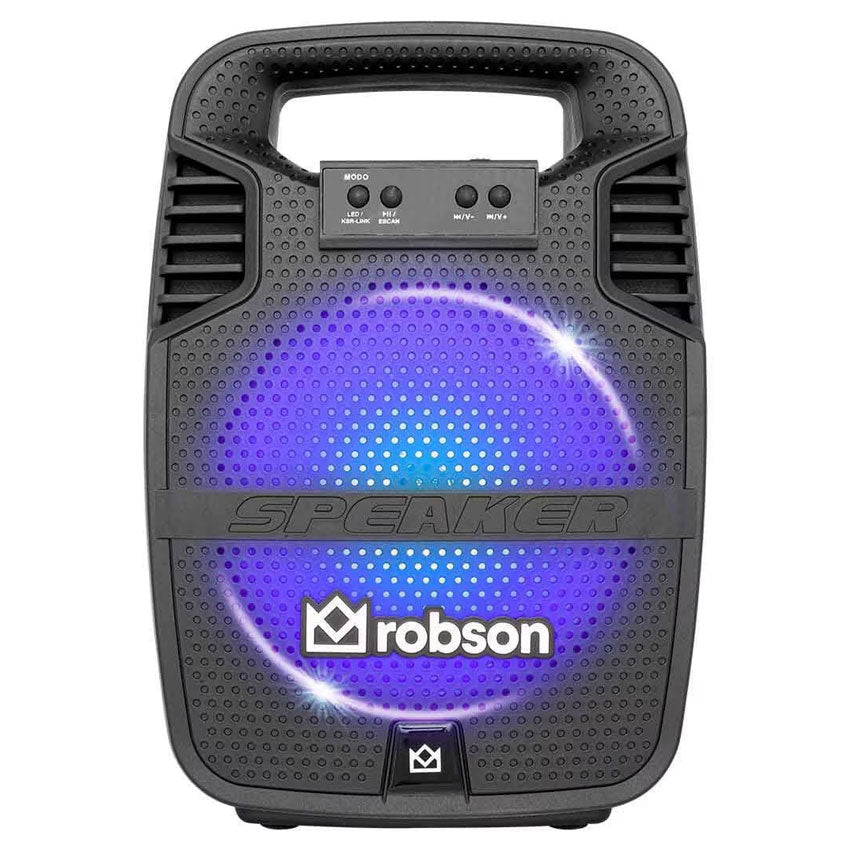 ROBSON MSA-8002 BOCINA BLUETOOTH PORTATIL 6.5" COLOR NEGRO