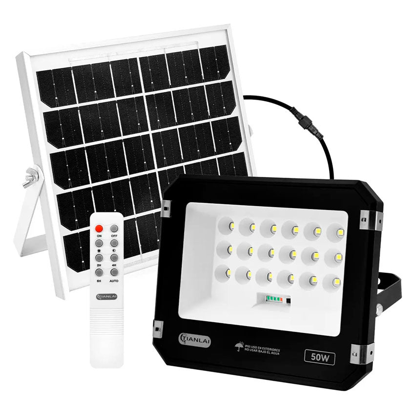Reflector Solar 50w Luz Blanca Fria Tianlai