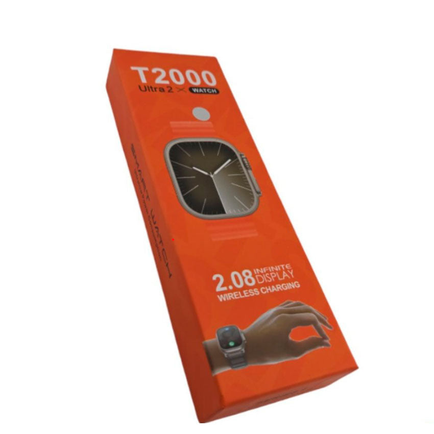 Importamex Smartwatch T2000 On Pantalla de 2,08” y Pantalla Infinita – Color Naranja