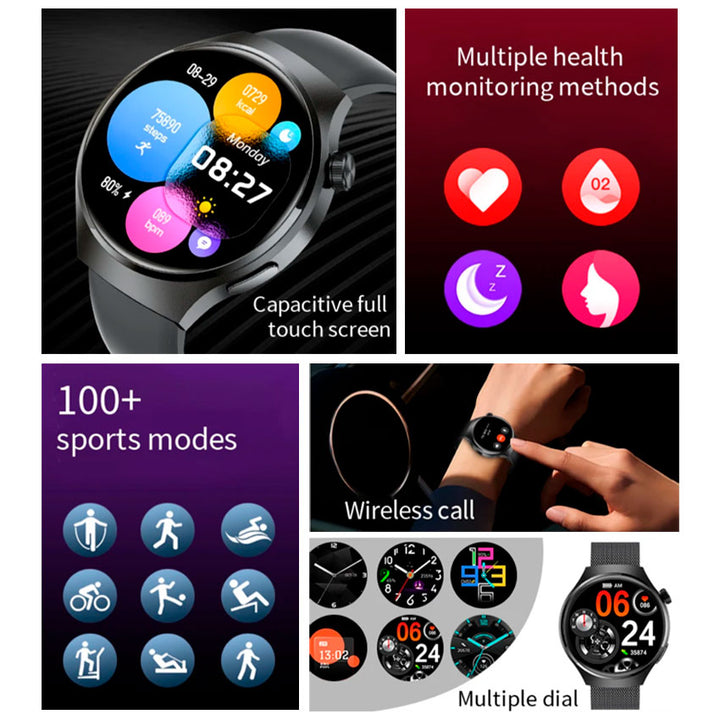 Importamex Smartwatch V19-PRO con Llamadas Bluetooth y Monitoreo de Salud