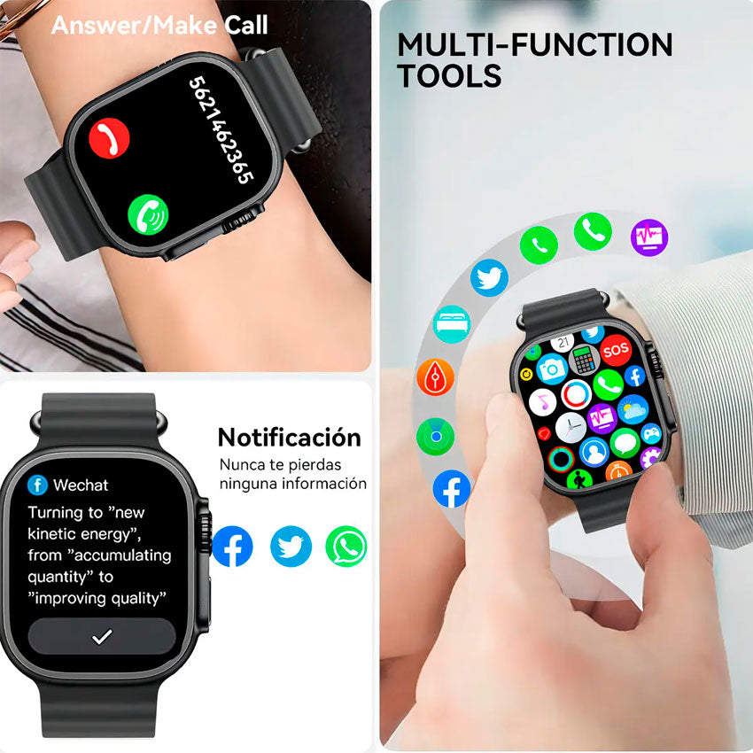 Smartwatch Ultra T 3000 Importamex