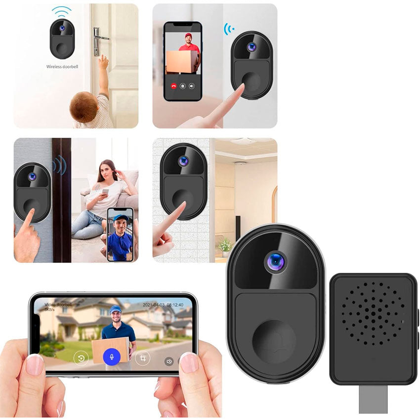 IMPORTAMEX TIMBRE CON CAMARA X10 NEGRO