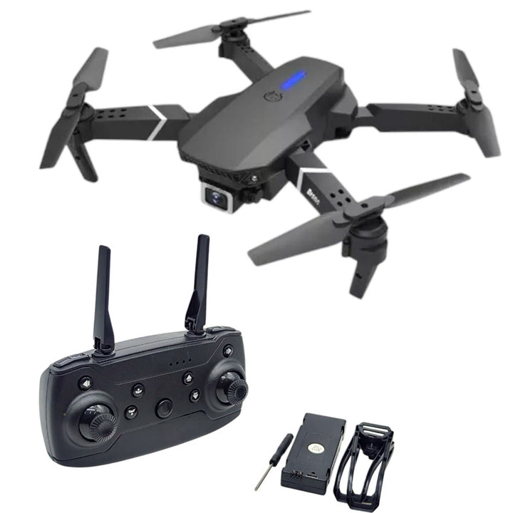 DUAL C5 DRON PORTÁTIL PLEGABLE CON CÁMARA HD + CONTROL REMOTO + ESTUCHE