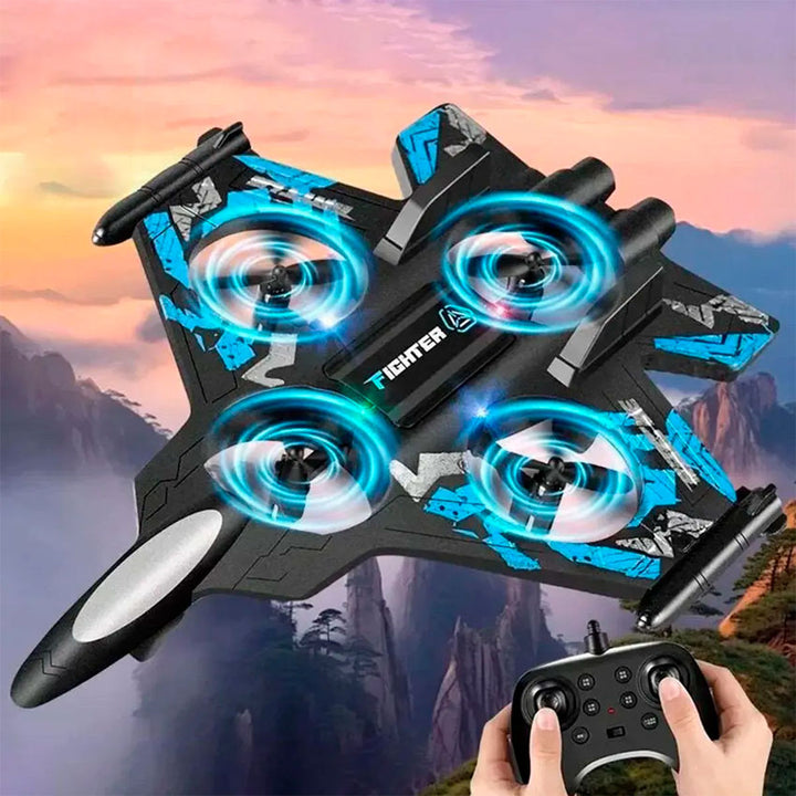 S1-fighter Plane Dron Tipo Avion 2.4ghz – Espuma Epp Resistente con Giros 360°