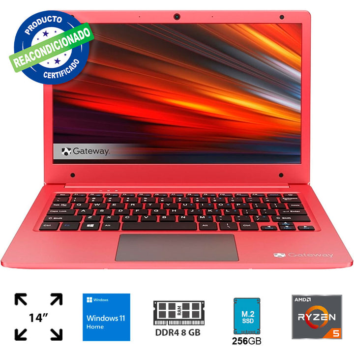 GATEWAY LAPTOP 14.1" RYZEN 5, 8GB RAM, 256GB SSD, WINDOWS 11