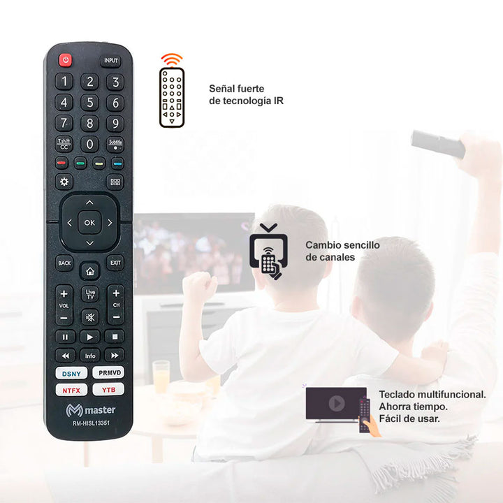 Control Remoto Master para Tv Hisense
