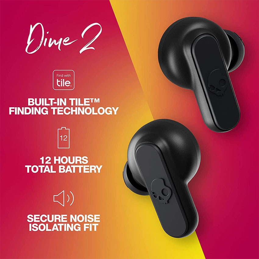 SKULLCANDY AUDIFONOS TRUE WIRELESS DIME 2 NEGRO