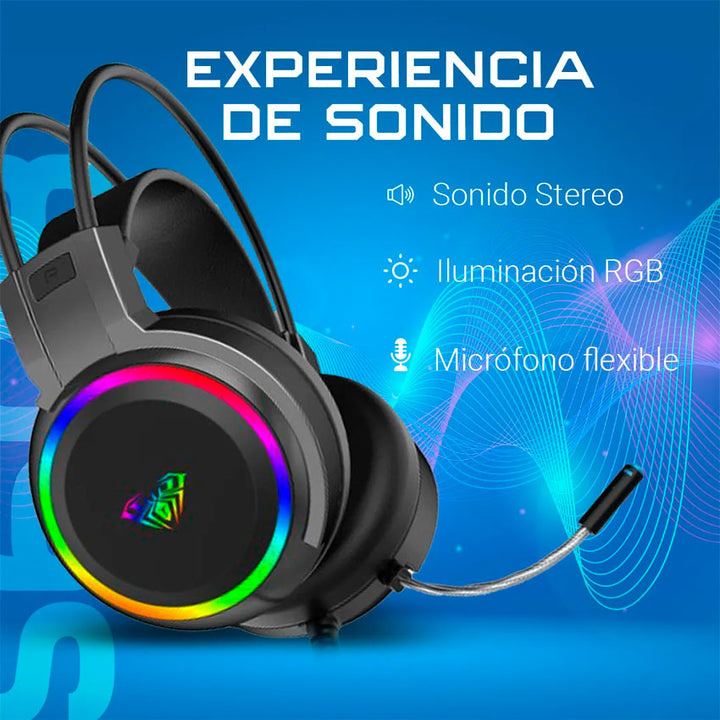 AUDIFONOS GAMING AULA