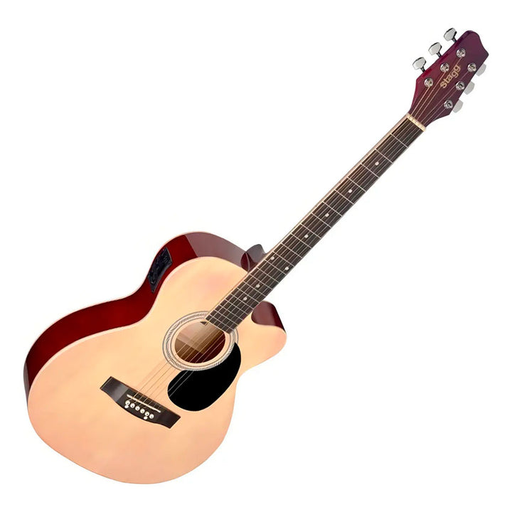 Guitarra Electroacustica Auditorium Stagg Natural