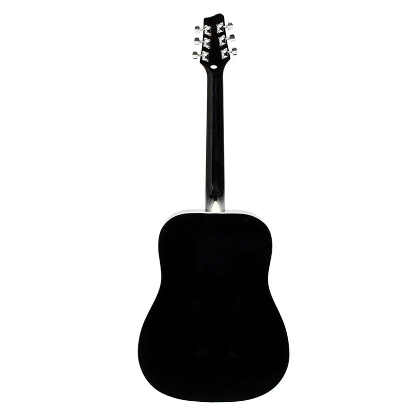 GUITARRA ACUSTICA DREADNOUGHT STAGG TAPA BASSWOOD NEGRA