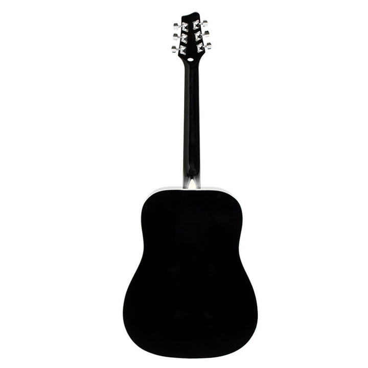 GUITARRA ACUSTICA DREADNOUGHT STAGG TAPA BASSWOOD NEGRA