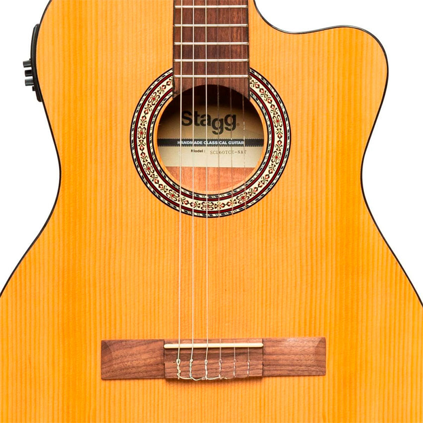 Guitarra Electroacustica con Resaque Stagg Natural