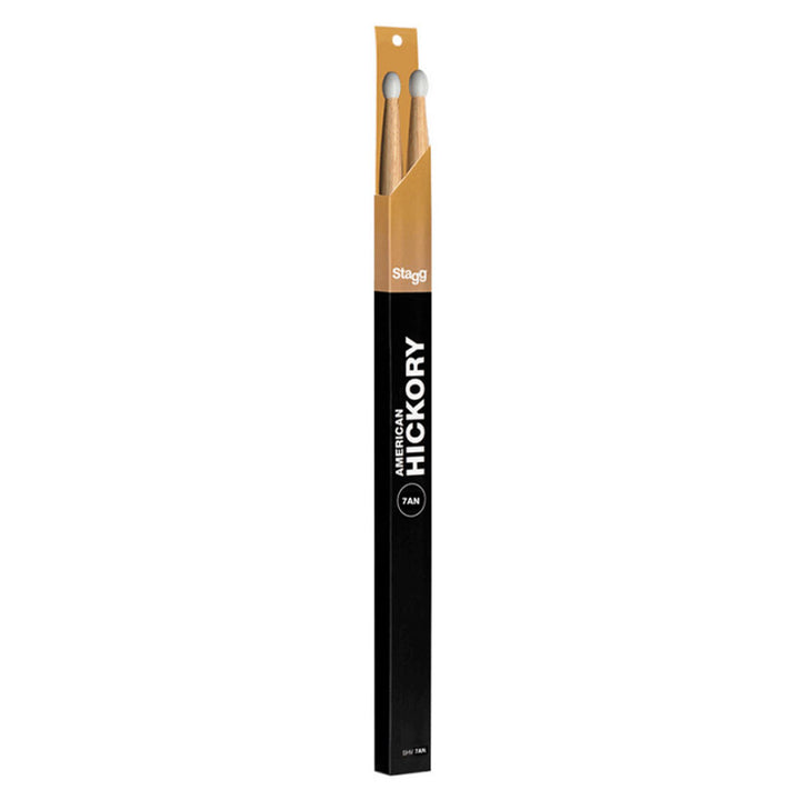 Stagg Baqueta para Bateria 7a Hickory Punta Nylon