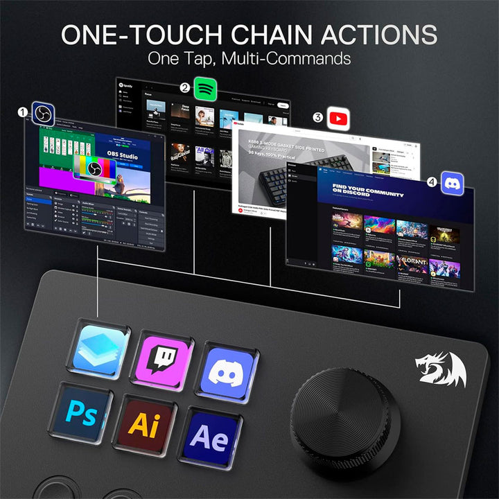 DECK SKYRIDER STREAM REDRAGON