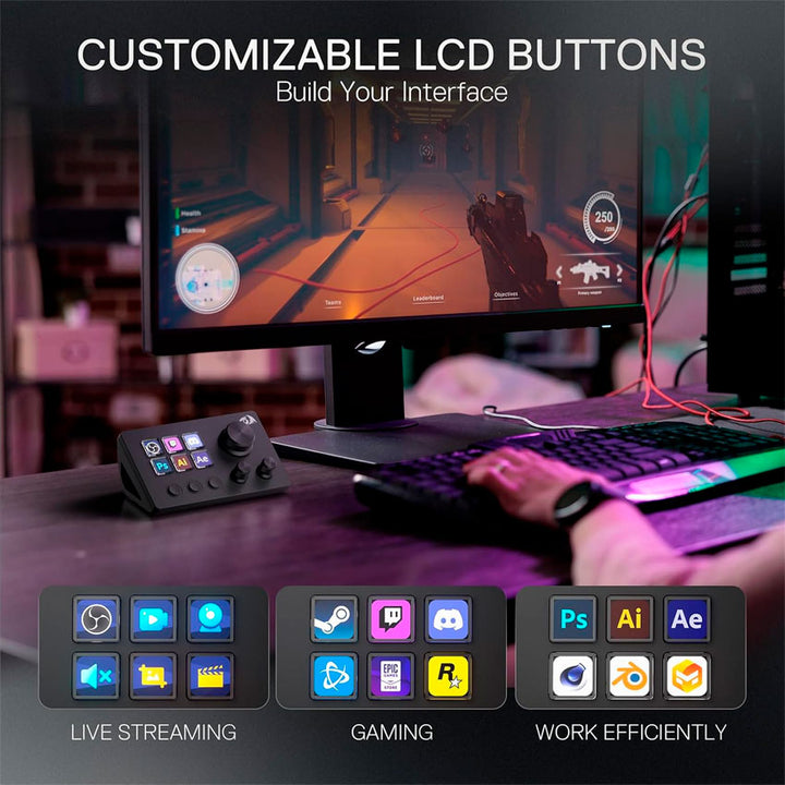 DECK SKYRIDER STREAM REDRAGON