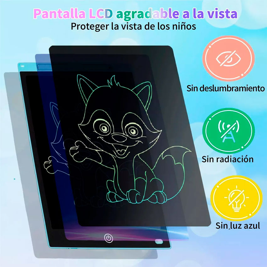 Pizarron Infantil para Dibujo y Escritura 8 Pulg Linkbits