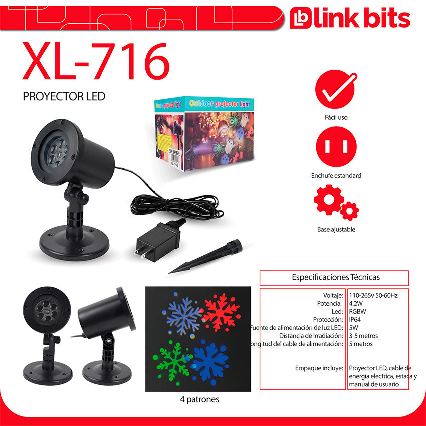 Proyector Led Figuras Tianlai