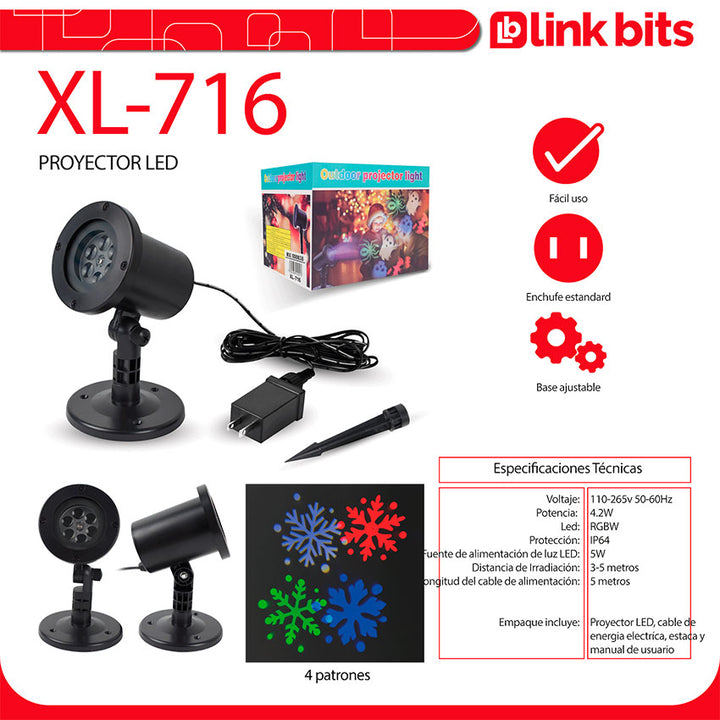 Proyector Led Figuras Tianlai